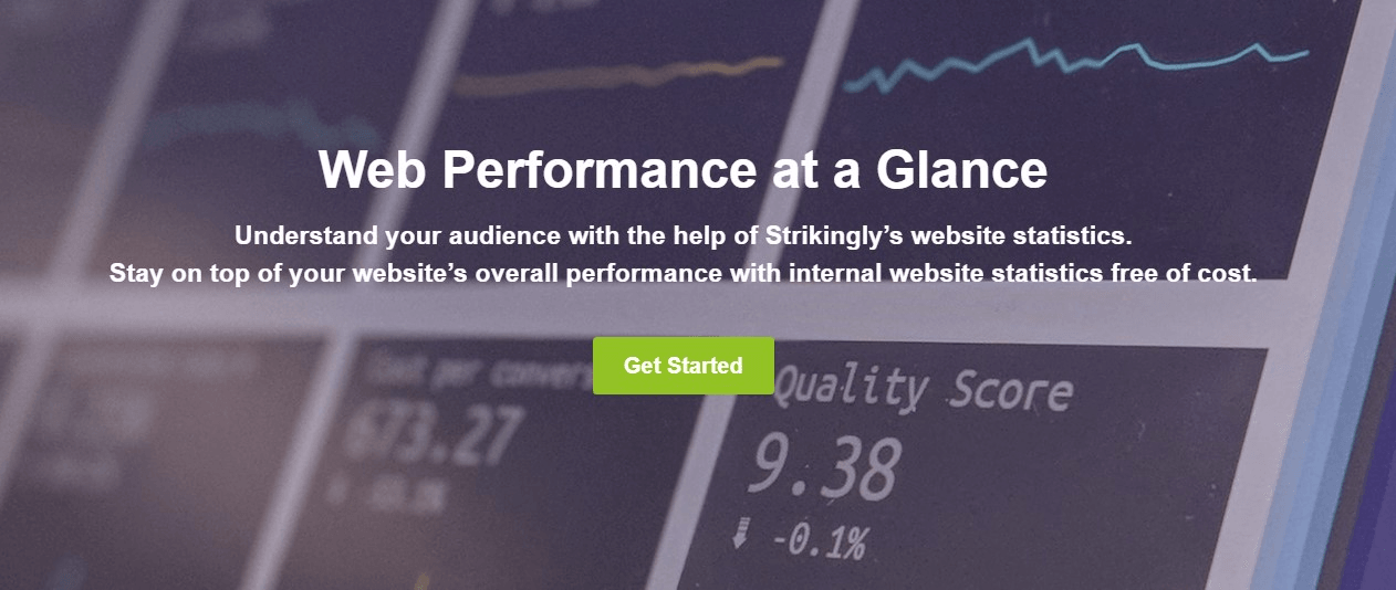 透過Strikingly內置分析工具了解網站表現 透過Strikingly內置分析工具了解網站表現